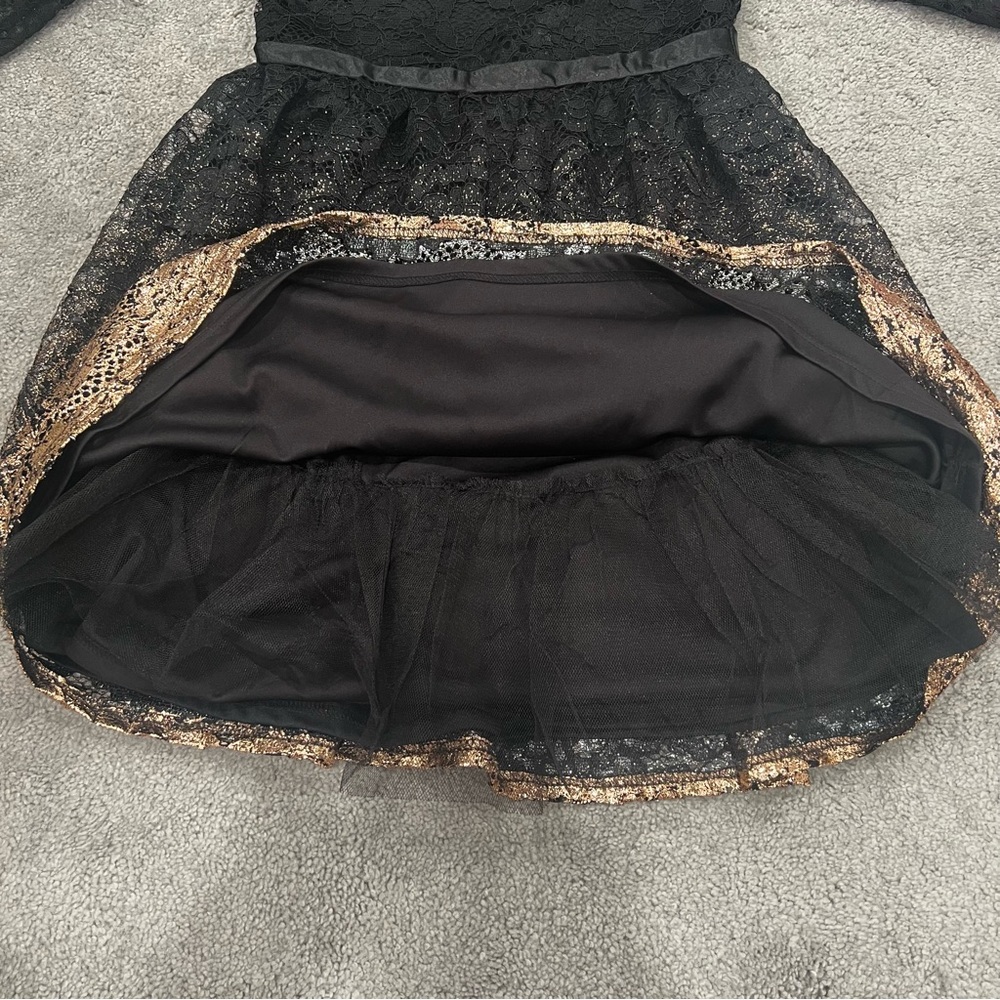 US Angels Girls' Ombré Lace Dress Sz 14 - Picture 7 of 11